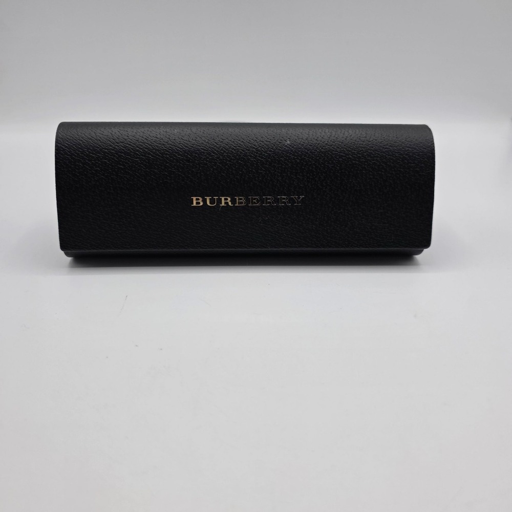 Burberry Black Textured Hard Case for Glasses Sunglasses Eyewear Storage Luxury